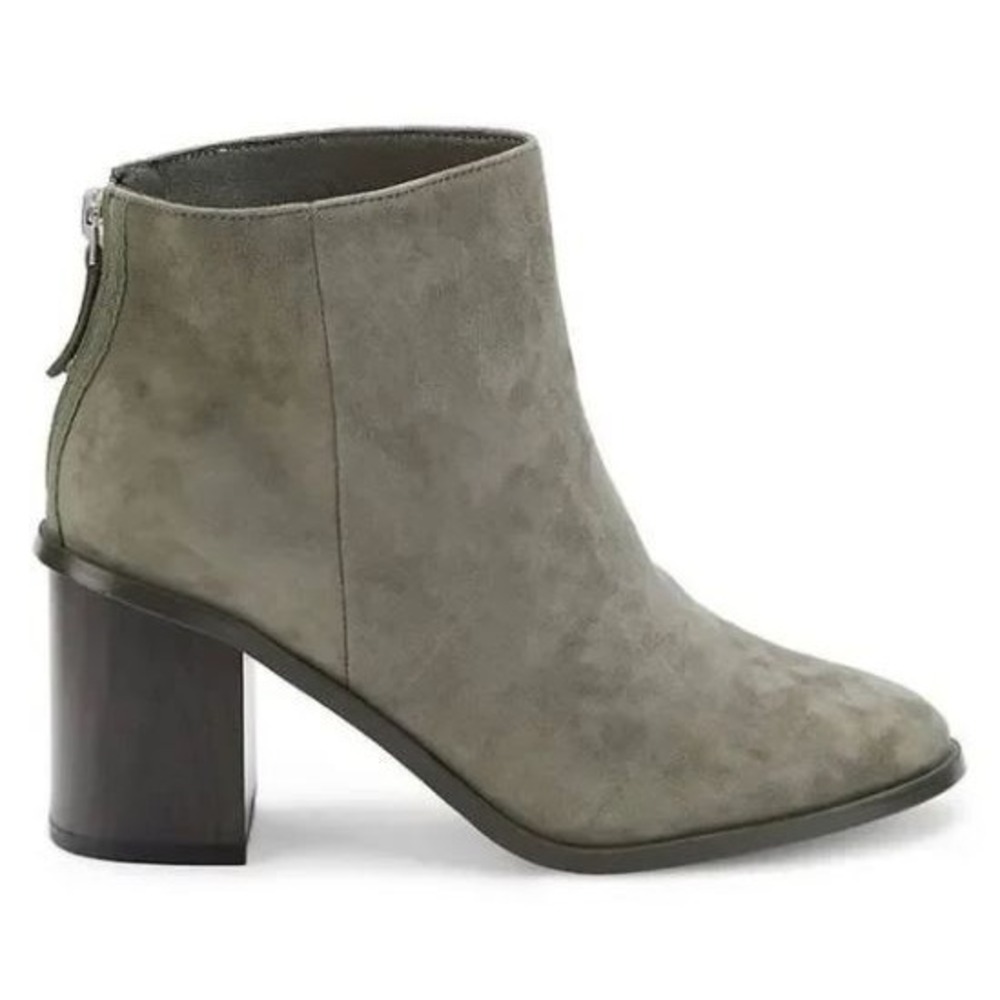 Splendid leather suede shoes boots 8.5 M zip Magnolia olive green JIXMAY22